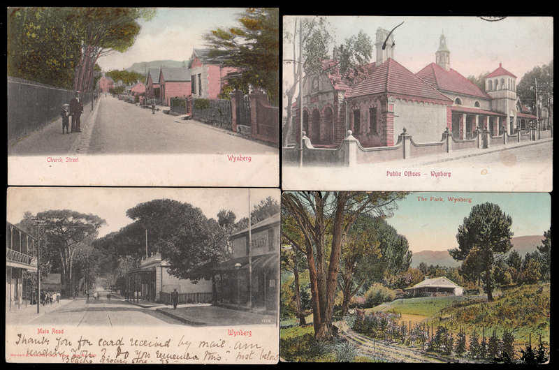 CAPE OF GOOD HOPE EARLY 1900`s WYNBERG RANGE 0F 8 POSTCARDS USED/UNUSED, MOSTLY FINE
