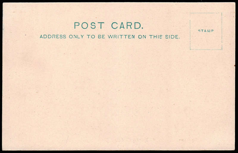ORANGE FREE STATE 1905 BLOEMFONTEIN RAILWAY STATION UNDIVIDED BACK POSTCARD VERY FINE UNUSED