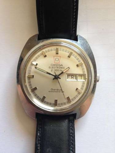 OMEGA ELECTRONIC f 300hz Geneve CHRONOMETER "non runner"