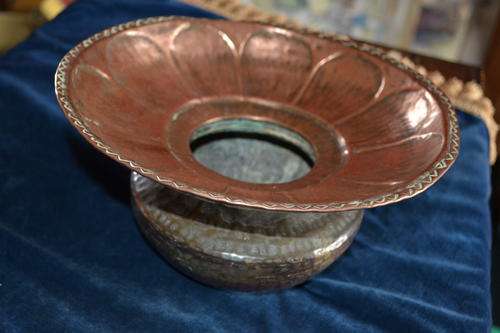 VERY OLD HAMMERED COPPER BOWL