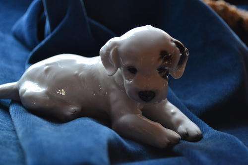 CUTE ROSENTHAL PUPPY DOG T H KARNER