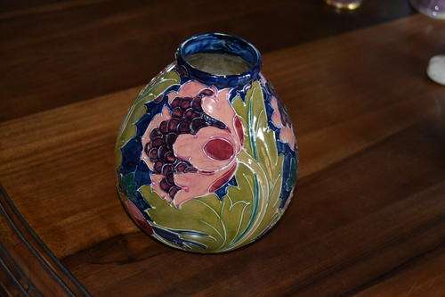 CHARLOTTE RHEAD EARLY BULBOUS SEED POPPY VASE