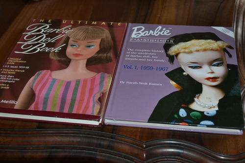 2 BARBIE BOOKS BARBIE FASHION , BARBIE DOLL BOOK
