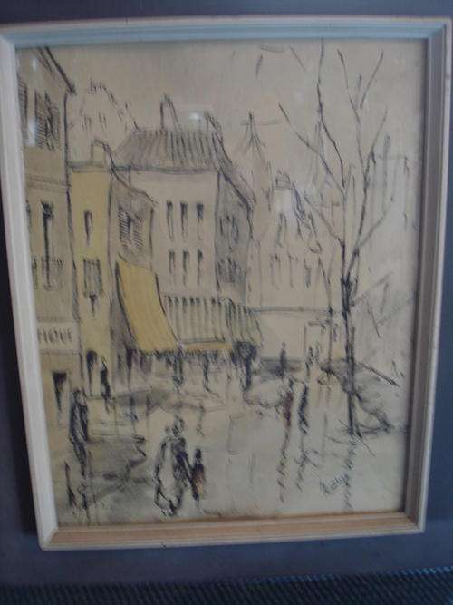 ARTHUR EDWARD CANTRELL PAINTING WATERCOLOUR BRUSH & WASH
