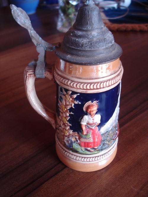 GERZ GERMAN LIDDED STEIN