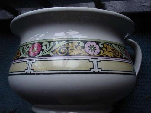ART DECO BURLEIGH WARE CHAMBER POT