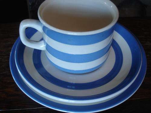 VINTAGE T G GREEN CORNISH WEAR TEA TRIO