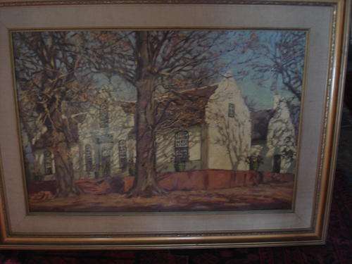 STUNNING LARGE OIL ON BOARD S A ARTIST IVA ROWORTH (DAUGHTER OF EDWARD ROWORTH