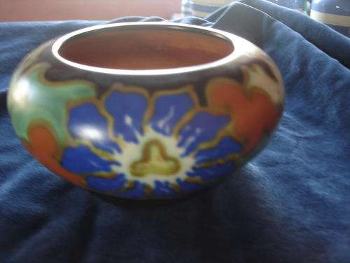 GORGEOUS  ART DECO GOUDA BOWL