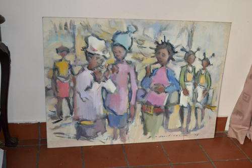 ORIGINAL OIL PAINTING BY GEOFFREY TERENCE CHARLESWORTH SA
