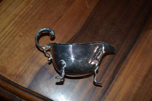 SILVER PLATED GRAVY BOAT