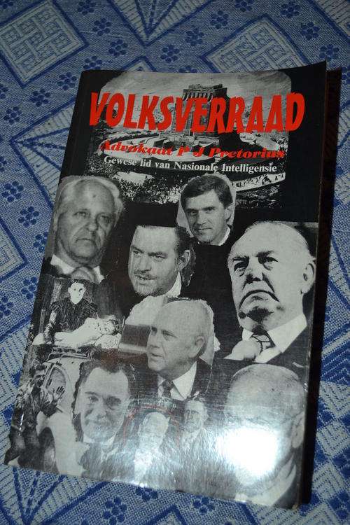 BOOK VOLKSVERRAAD PJ PRETORIUS SIGNED BY P J  PRETORIUS