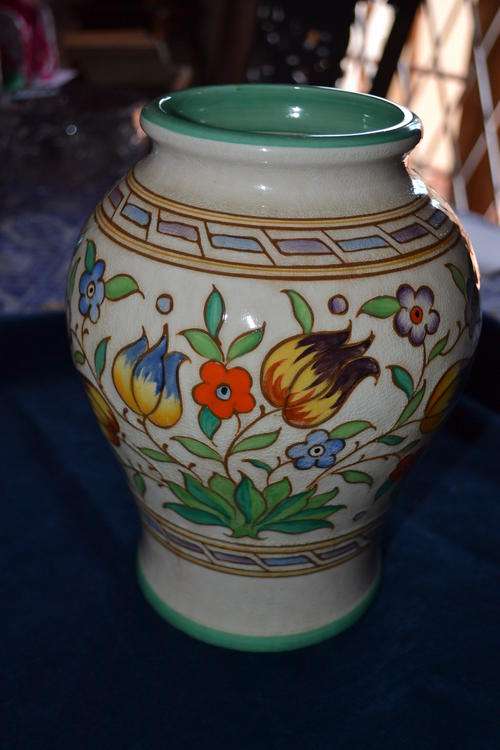 BURSLEY WARE CHARLOTTE RHEAD LARGE BULBOUS VASE REDUCED