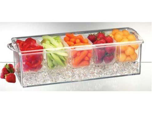 Condiment Tray with Ice chamber