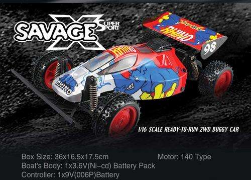 1:16th Scale R/C RACING BUGGY