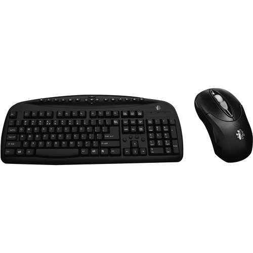 I-Concepts Wireless Desktop Keyboard and Optical Mouse Combo Pack