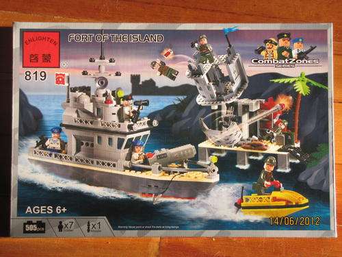 ****LARGE 505 Pieces **** Fort of the Island, high quality, 100% Lego compatible