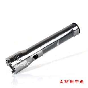 Solar Powered Aluminium FLASHLIGHT