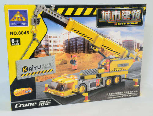 ***Large 380 Pieces*** CRANE TRUCK - High quality, 100% Lego Compatable