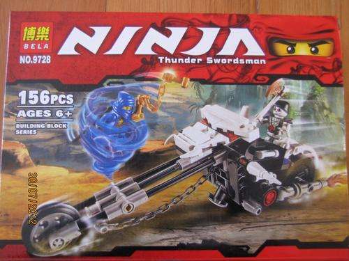 ***156 Pieces*** NINJA, Thunder Swordsman- High quality, 100% Lego Compatable