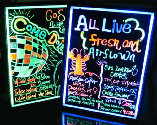 LED Advertising Display Writing Menu Board Sign 50 x 70 CM