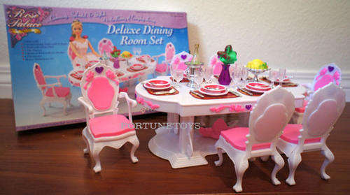 Doll house furniture - Deluxe dining set