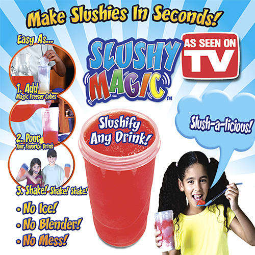 SLUSHY MAGIC, Transforms any drink into a slushy