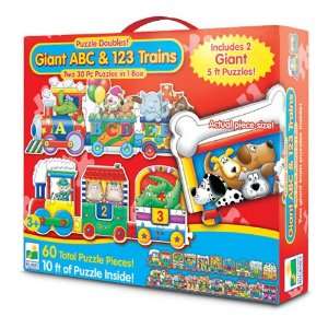 Giant ABC & 123 Train Floor Puzzles ( each one is 138cm long)