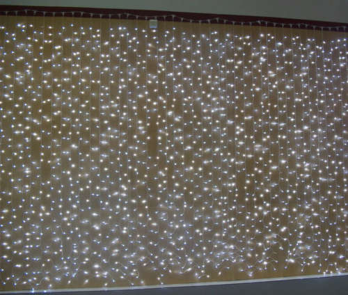 3M x 1M 400LED  Fairy light Curtain, WHITE