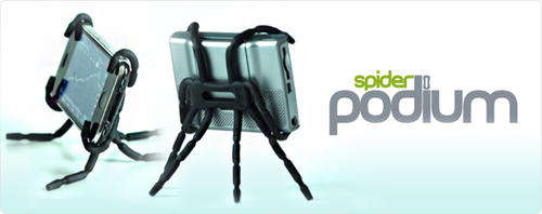 Spider Podium , the flexible gadget grip and travel dock