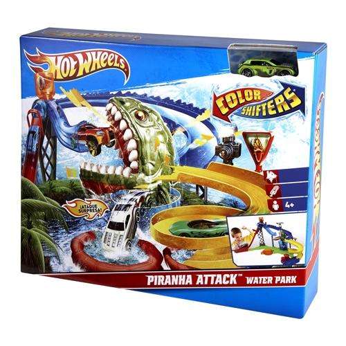Hot Wheels Colour Shifter Piranha Attack Playset