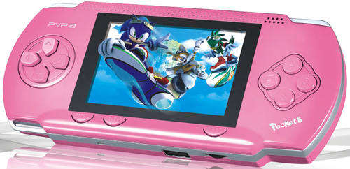 PINK PVP Pocket Hand Held Game Console with 888 888 in 1 game card