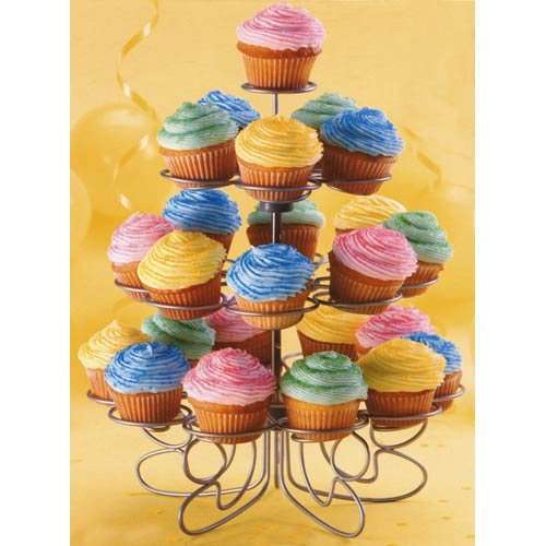 Metal Cupcake stand - Holds 23 Cupcakes