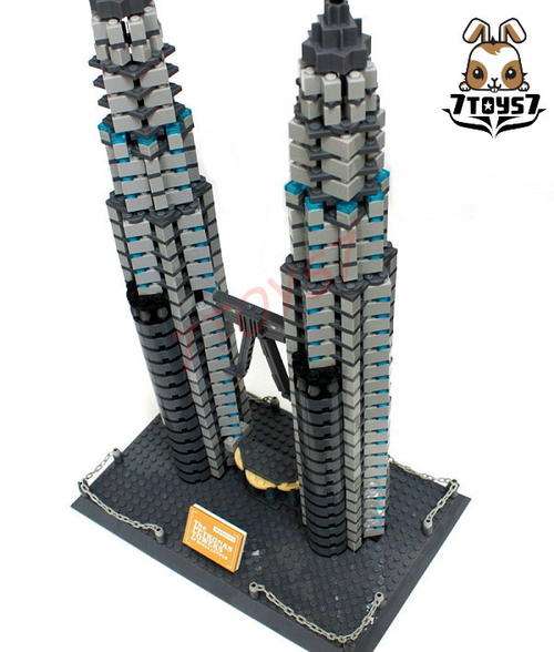 ***HUGE 1160 Pieces*** Petronas Towers of Kuala Lumpur,  High Quality 100% Lego Compatable