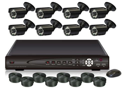 Complete 8 Channel Security Surveillance System