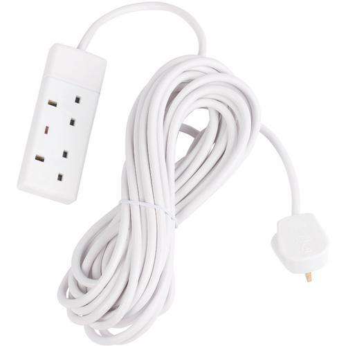 15M Extension lead with double plug