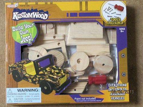 Hurricane Toys KustomWood Building Kit JEEP