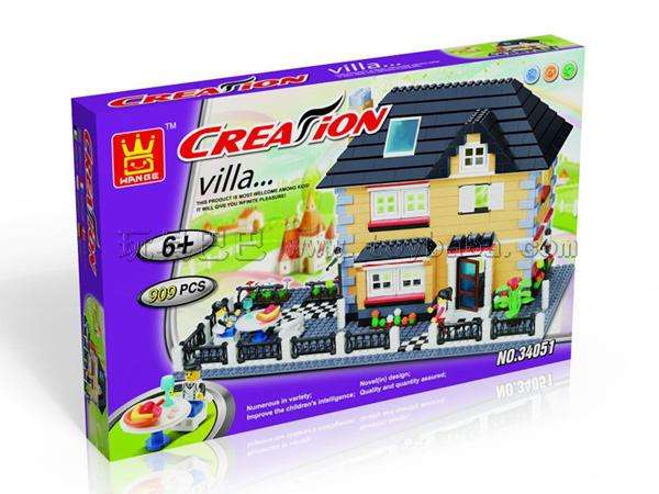 ***HUGE 909 Pieces*** Creation Villa, High Quality 100% Lego Compatable