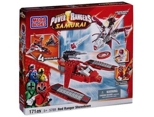 Power Rangers Samurai Mega Bloks Red Ranger Showdown 171 Pieces