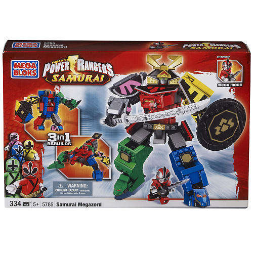 Mega Bloks Power Rangers Samurai Megazord 334 Pieces