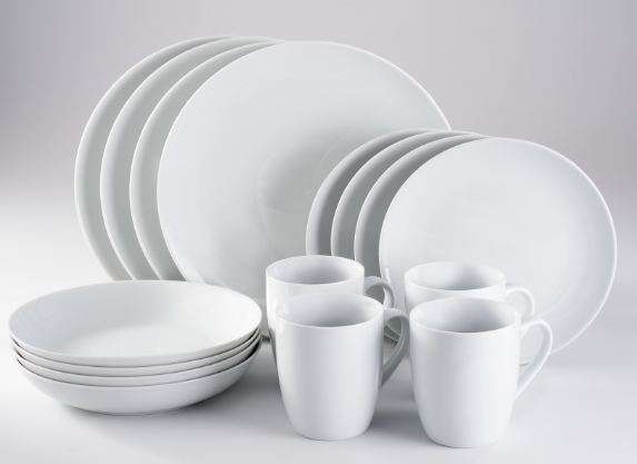Russell Hobbs Coupe Shaped Dinner Set - 16 Piece