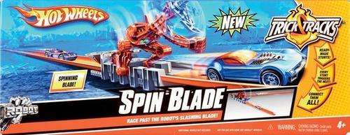 Hot Wheels Trick Tracks Spin Blade
