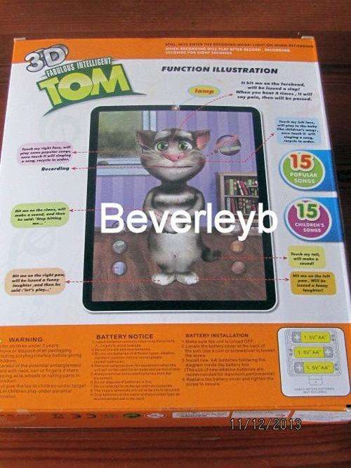 Kids 3Dinteractive tablet, The talking Tom cat