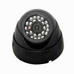 CCD Dome Camera  1/3, 600 TV Lines, 24 LED's