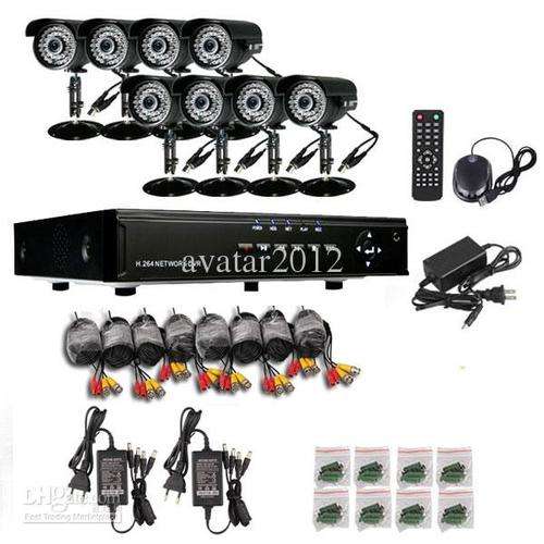 DIY 8 Channel CCTV kit with Internet remote viewing