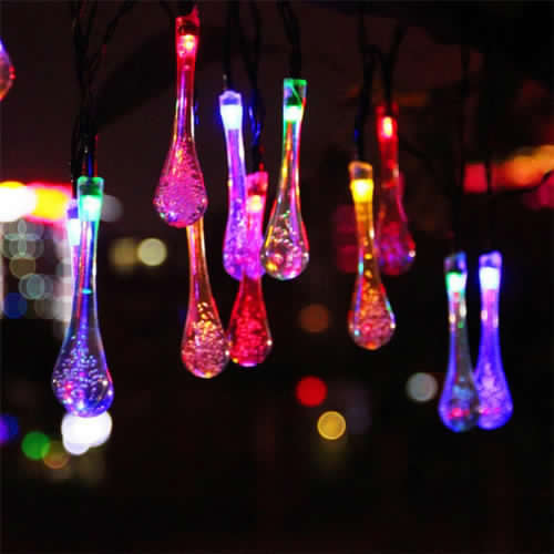 Fairy lights 20LED 5 meter Solar Raindrop Icicle Strip