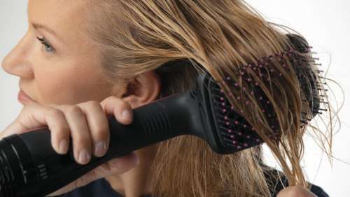One Step Hair Dryer and Styler Ionic Hot Air Brush Straightener Detangler