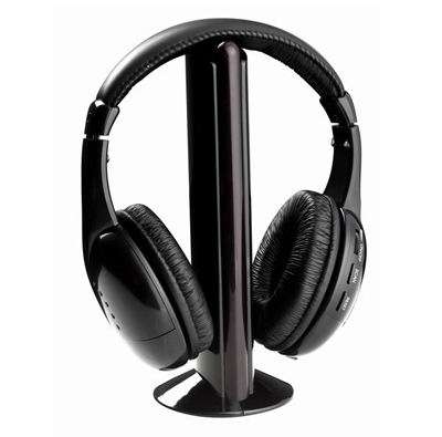 5 IN 1 Wireless Headphones, can be used for TV,  PC, CD, DVD, and MP3