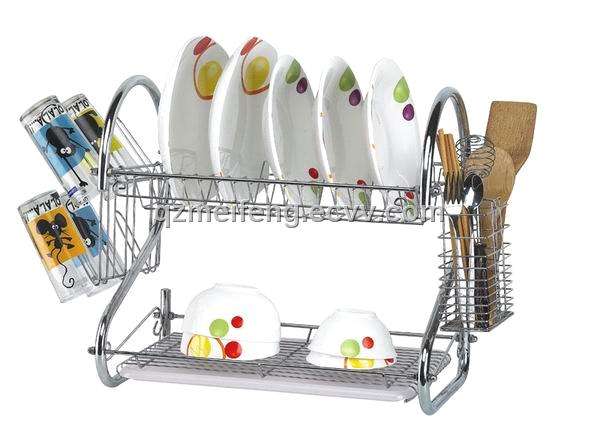 2 LAYER DISH DRAINER Made Of Durable Steel