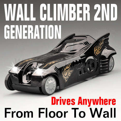 2nd generation WALL CLIMBING R/C CAR - CLIMBS WALLS & WORKS UPSIDE DOWN!!